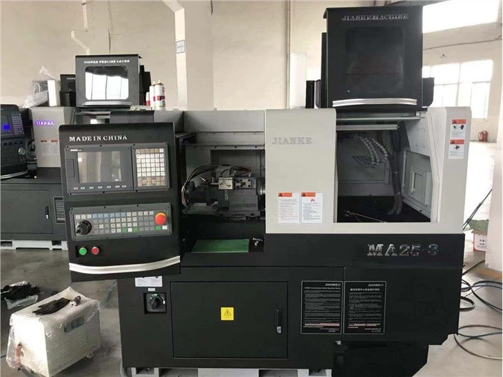swiss type automatic lathe